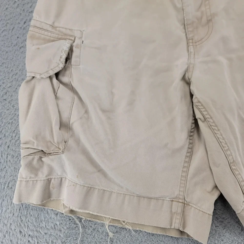 Polo by Ralph Lauren‎ Shorts Mens 35 Tan Vintage Baggy Cargo Y2k 90s Skater